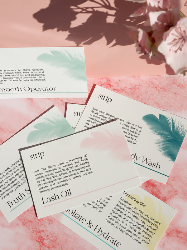 Product Info Cards (Shelf Talkers 4" by 6") 25 packs