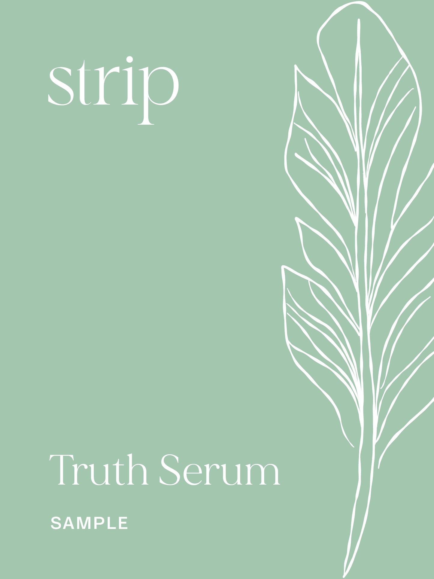 Truth Serum ALL NATURAL Ingrown Hair Serum SAMPLE