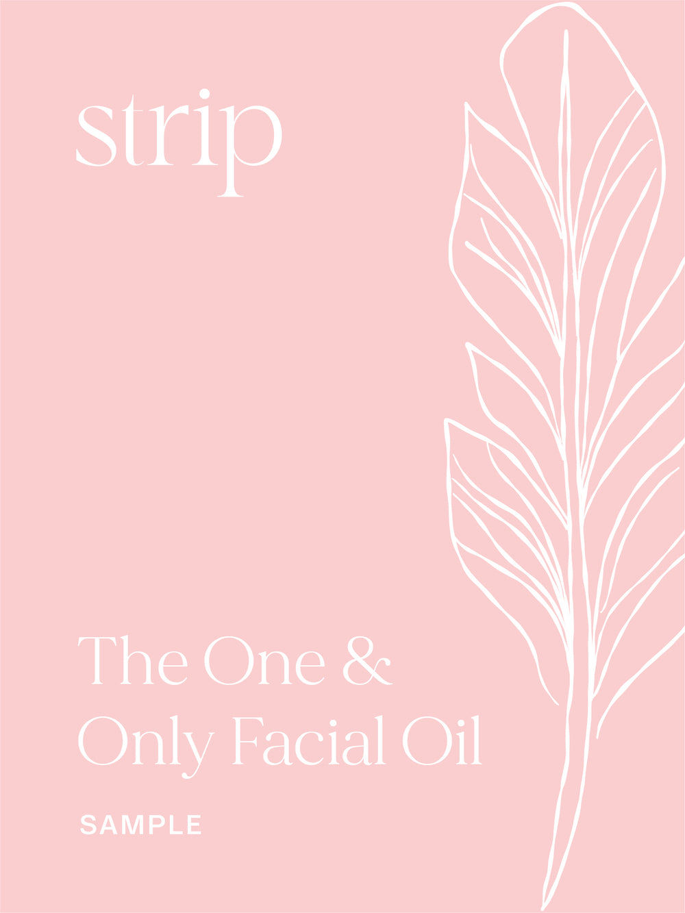 SAMPLE One & Only Facial Oil